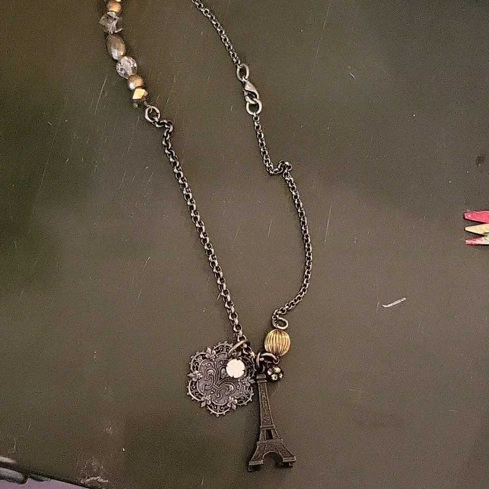 Sheer Addiction Eiffel Tower Necklace